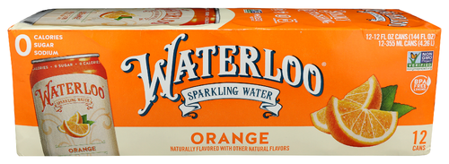 Waterloo Sparkling Water Water Sparkling Orange 12 pk