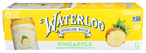 Waterloo Sparkling Water Water Sparkling Pnapple 12 pk
