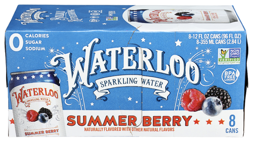 Waterloo Sparkling Water Water Sparkling Summerbry 8 pk