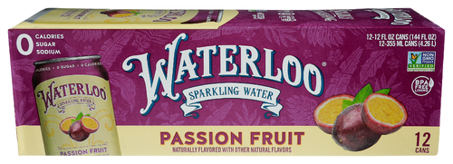 Waterloo Sparkling Water Water Sparkling Psson Frt 12 pk