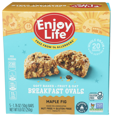 Enjoy Life Foods Bar Brkfst Oval Maple Fig