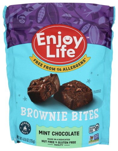 Enjoy Life Foods Bites Brownie Mint Chocol