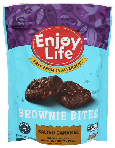 Enjoy Life Foods Bites Brownie Salted Caramel