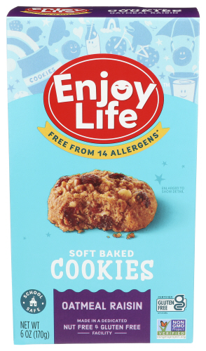 Enjoy Life Foods Cookies Soft Oatmeal Rsn