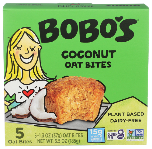 Bobo's Oat Bars Bites Coconut 5 ct