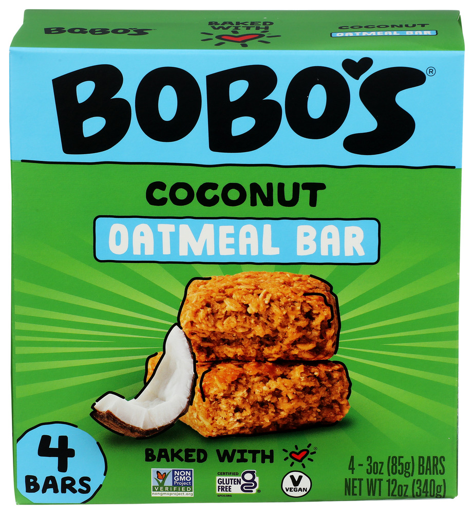 Bobo's Oat Bars Oat Bar Coconut 4 pk