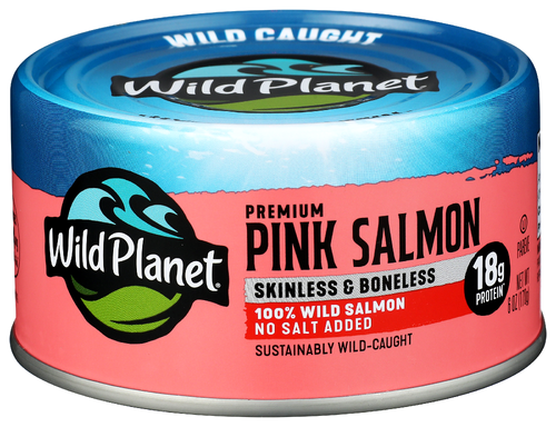 Wild Planet Salmon Pink Wild Alska No Sugar