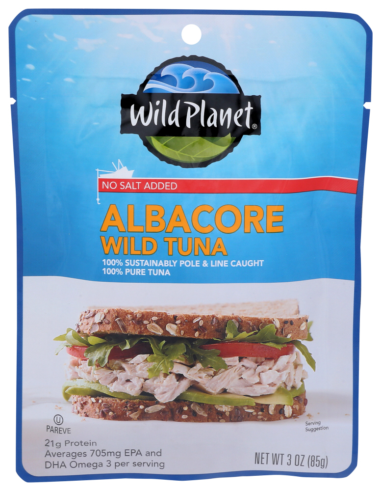 Wild Planet Pouch Albacore Wild No Sugar
