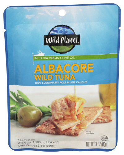 Wild Planet Tuna Pouch Wild Extra Virgin Olive Oil