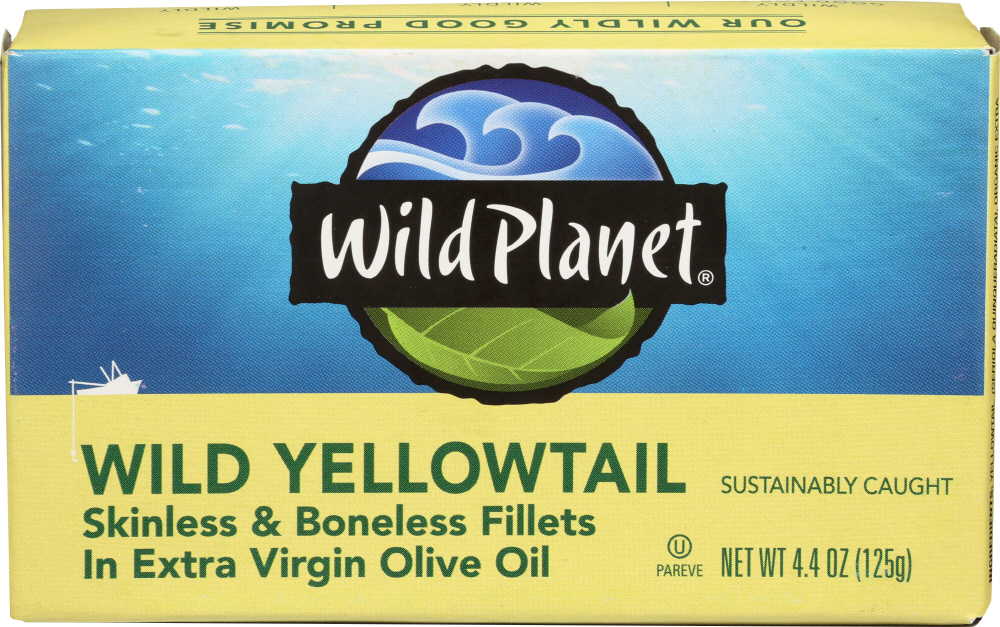 Wild Planet Yellowtail Wild Fllt Extra Virgin Olive Oil