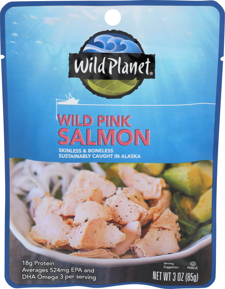 Wild Planet Pouch Salmon Wild Pink