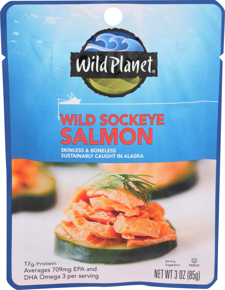 Wild Planet Pouch Salmon Sockeye Wild