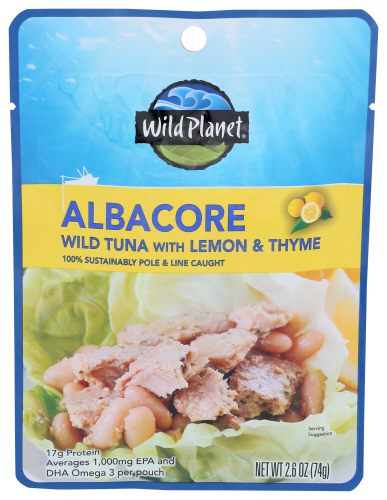 Wild Planet Pouch Albacore Lemon Thyme