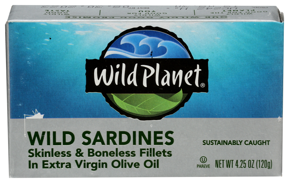 Wild Planet Sardines Bnls Skls Extra Virgin Olive Oil