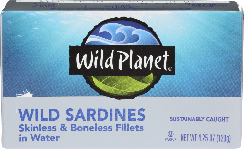 Wild Planet Sardines Bnls Skls Water