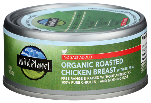 Wild Planet Chicken Brst Roasted No Salt Organic