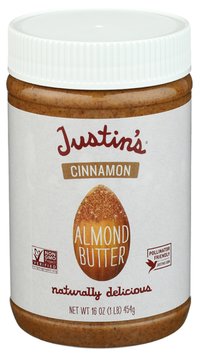 Justin's Nut Butter Almond Cinnmn, 16 oz