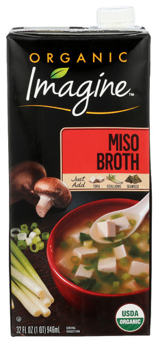 Imagine Foods Broth Miso Organic, 32 fl oz