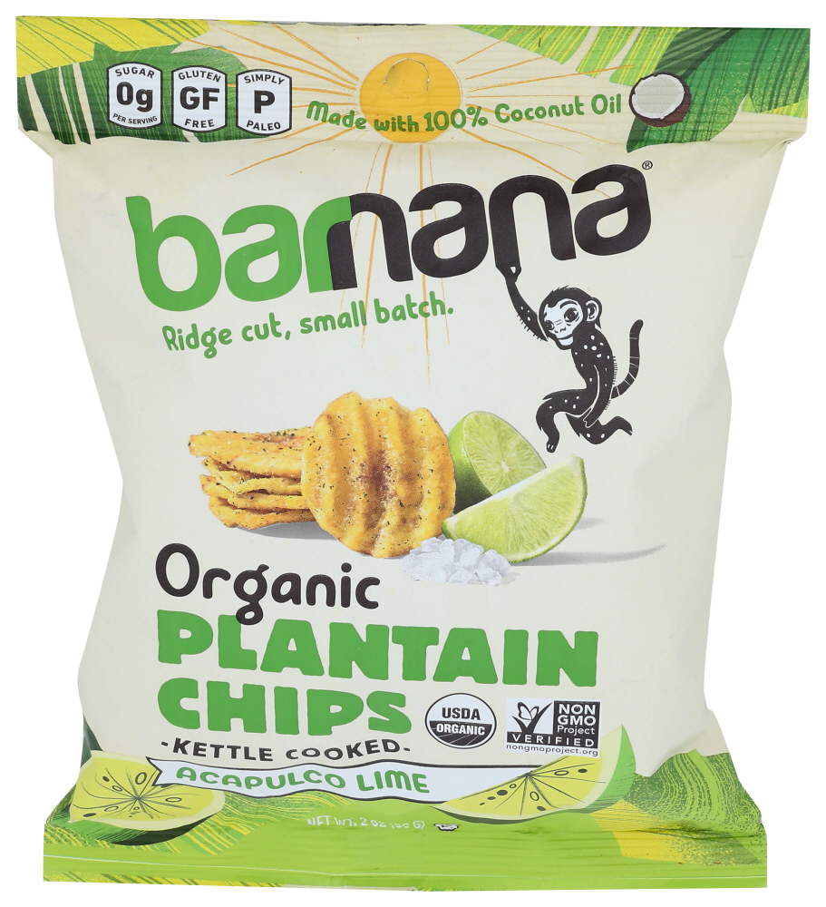 Barnana Chips Plantain Lime