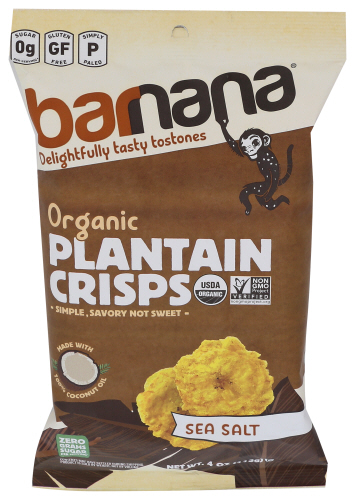 Barnana Plantain Crisp Sea Salt Organic