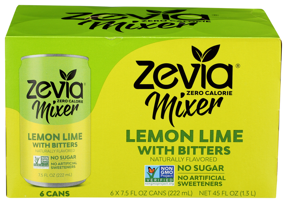 Zevia Mixer Dry Lemon Lime 0cal 6 pk