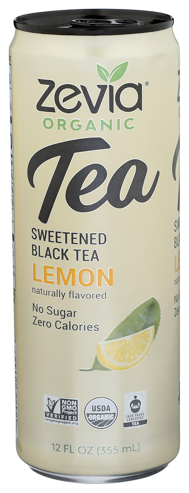 Zevia Tea Black Lemon Organic