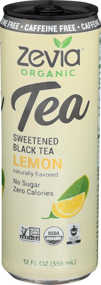 Zevia Tea Black Lemon Cf Organic