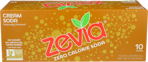 Zevia Soda Cream 10 pk