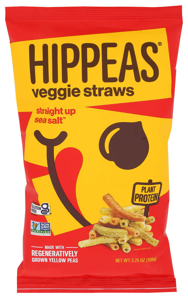 Hippeas Vegetable Straw Sea Salt