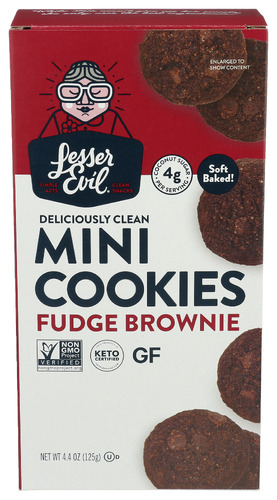 LesserEvil Cookie Fudge Brownie
