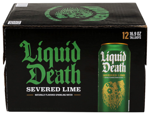 Liquid Death S Water Severed Lime 12 pk