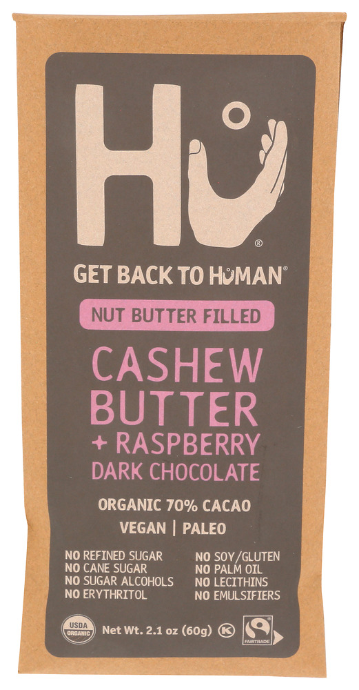 Hu Kitchen Chocolate Cashew Butter Raspberry Jel