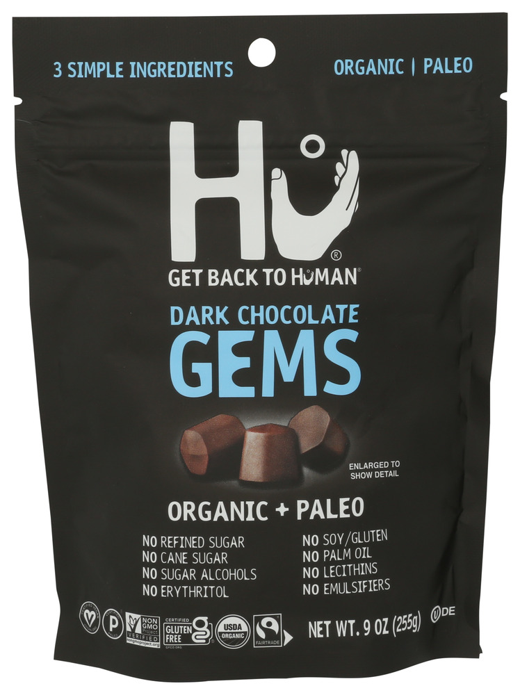 Hu Kitchen Chocolate Dark Snck Gems