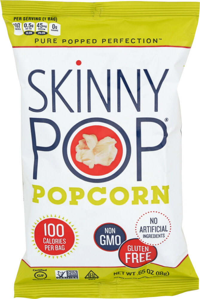 SkinnyPop Popcorn Ready to Eat Natl 100cal B