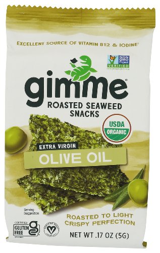 GimMe Organic Seaweed Roasted Extra Virgin Olive Oil
