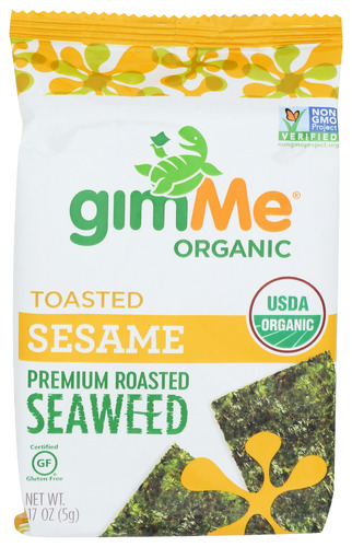GimMe Organic Seaweed Snack Roasted Sesame Organic