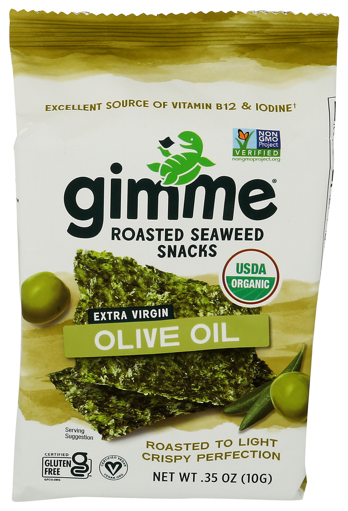 GimMe Organic Seaweed Roasted Extra Virgin Olive Oil