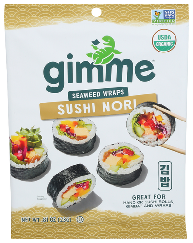 GimMe Organic Seaweed Roasted Nori Organic