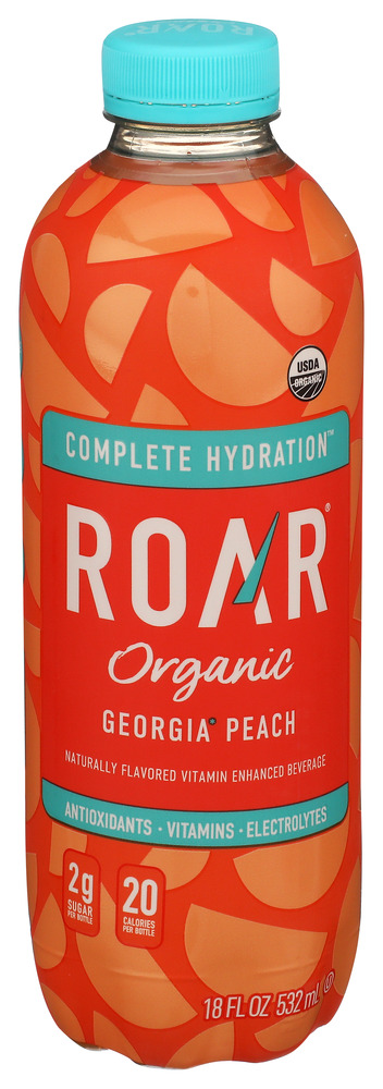 Roar Organic Beverage Georgia Peach Organic