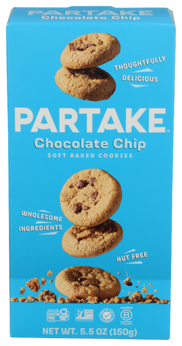 Partake Foods Cookie Chocolate Chip Soft Bke