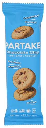 Partake Foods Cookies Chocolate Chip Soft