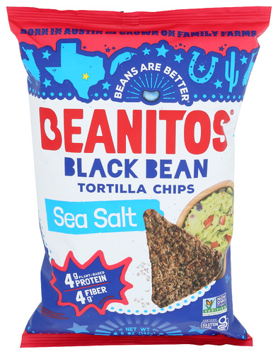 Beanitos Chip Blkbn Sea Salt