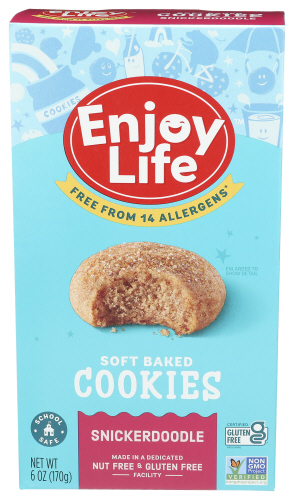 Enjoy Life Foods Cookie Gluten Free Snickerdoodle, 6 oz