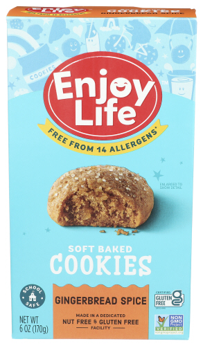 Enjoy Life Foods Cookie Gluten Free Ginger Spice Wf Dairy Free