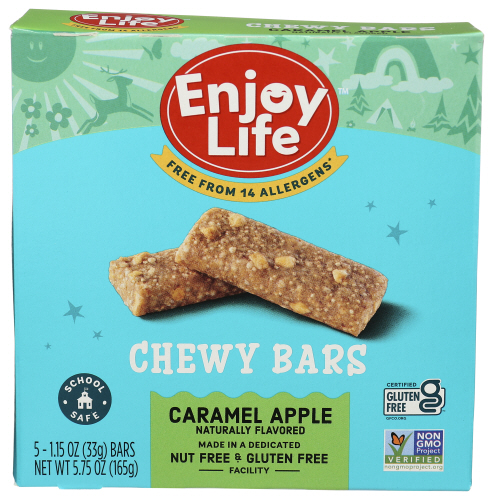 Enjoy Life Foods Bar Snack Gluten Free Carml Apple, 5 oz