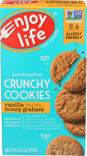 Enjoy Life Foods Cookie Crunchy Vanilla Honey Graham, 6.3 oz