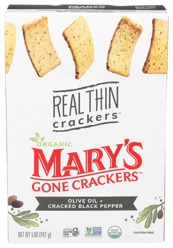 Mary's Gone Crackers Crackers Black Ppr Olve Oil