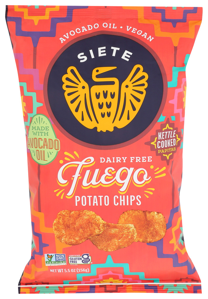 Siete Foods Chips Potato Fuego