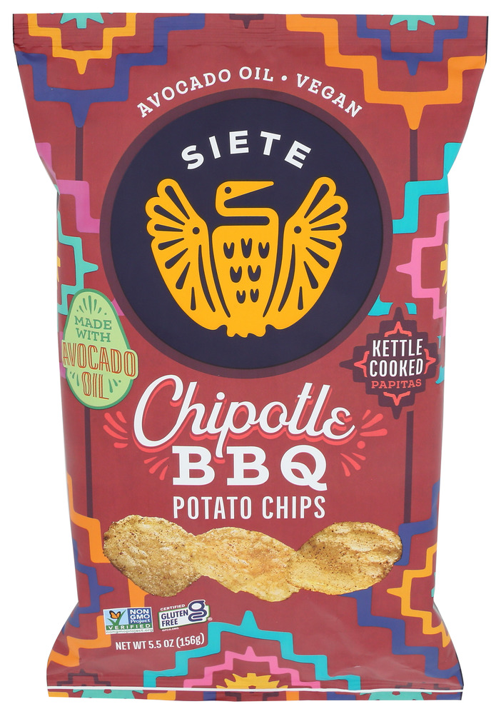 Siete Foods Chips Potato Chptle BBQ