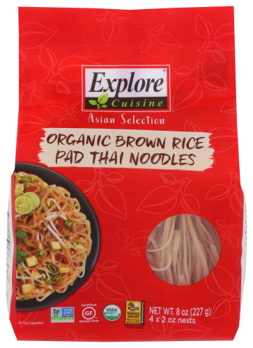 Explore Cuisine Noodle Brown Rice Pad Thai
